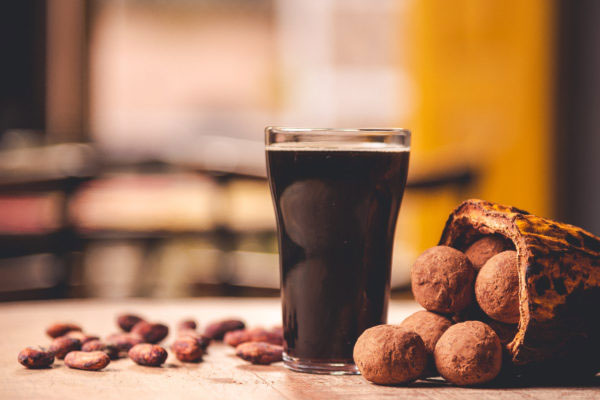 Cervejas artesanais stout com chocolate