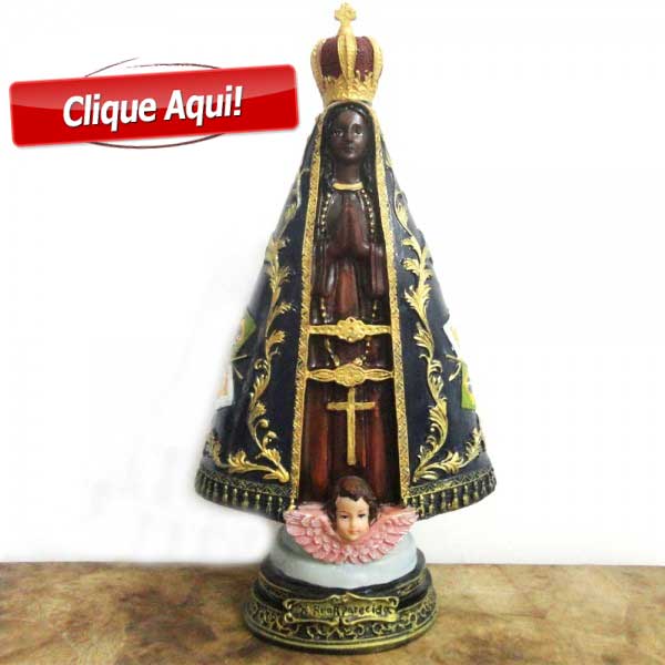 Clique aqui para ser direcionado para página de compra da imagem de Nossa Senhora Aparecida de 30 cm