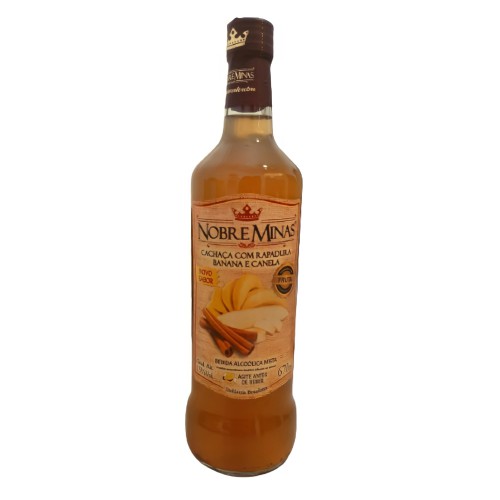 Cachaça de Rapadura com Banana e Canela 670 ml - Nobre Minas