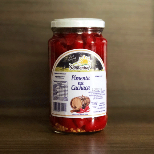 Conserva de Pimenta Fatiada na Cachaça - 320g