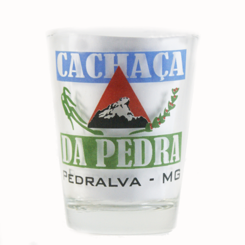 Cachaça da Pedra Prata 500 ml Presenteável + Copo 50 ml 