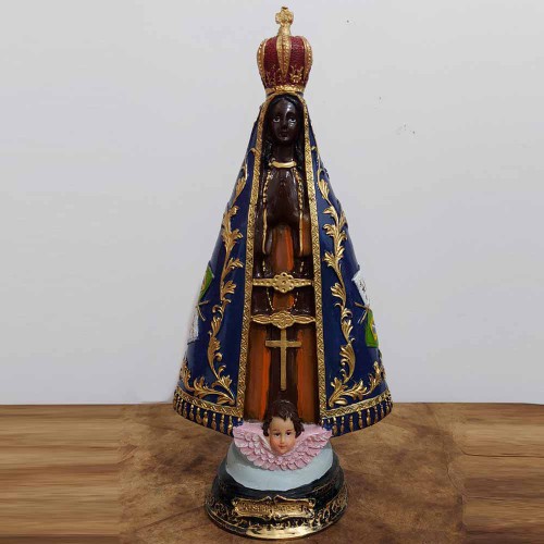 Imagem de Nossa Senhora Aparecida em Resina - 30 cm