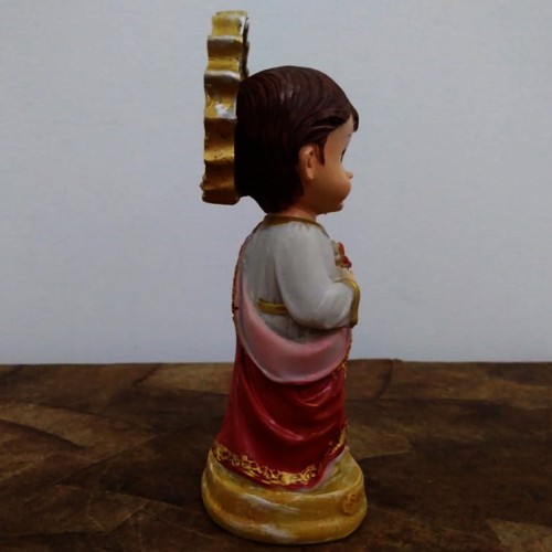 Imagem Infantil do Sagrado Coração de Jesus em Resina - 15 cm