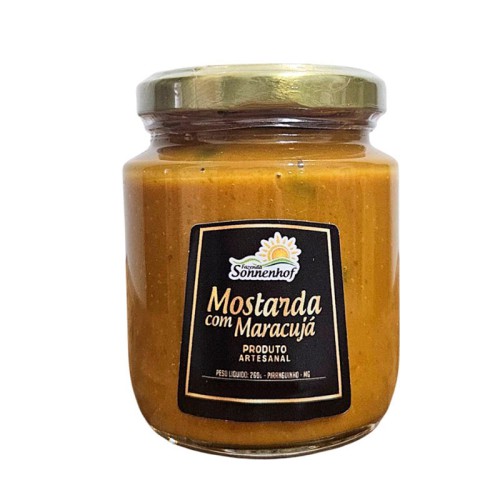 Molho de Mostarda com Maracujá 250g - Fazenda Sonnenhof