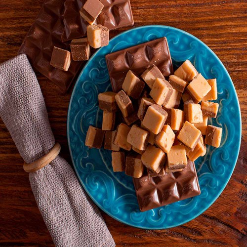 Saquinho de Doce de Leite com Chocolate 200g - Doces Pé da Serra