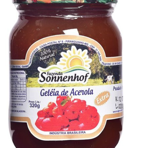 Geleia Extra de Acerola - 320g - Fazenda Sonnenhof